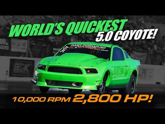 World's Quickest 5.0 Coyote | 10,000 RPM & Runs 6.30s at 225 MPH in the Quarter Street legal!