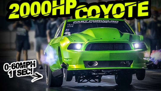 2000HP "Snot Rocket V2" - Fastest Coyote Mustang EVER! (213MPH in 6 Seconds on a STOCK Cast Block)