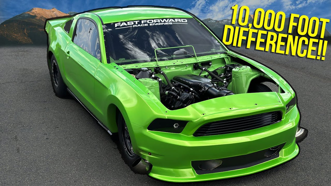 Will Racing At A Higher Altitude Change Your ET? | Snot Rocket 2500HP Mustang