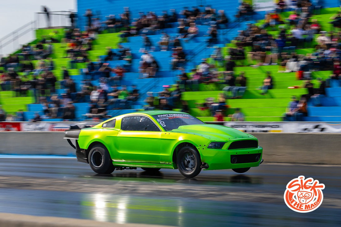 Brett LaSala Runs a 3.99 at 187 MPH Pass – Becomes First Coyote-Powered Street Car to Run a 3-Second 1/8-Mile!